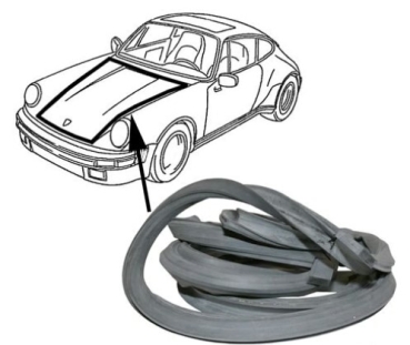 Haubendichtung vorne Porsche 911 2.7-3.2 Porsche vergl. 91151192302 Kofferraumdichtung